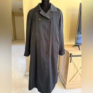Valerie Stevens Petite Warm With Zip Out Lining Trench Coat